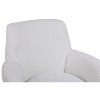 Kumasinova 360° Swivel Accent Chair,Faux Fur/Velvet/Teddy Barrel Chairs with Gold Iron Base,Comfy Reading Chair with Arm for Living Room&Bedroom - 4 of 4