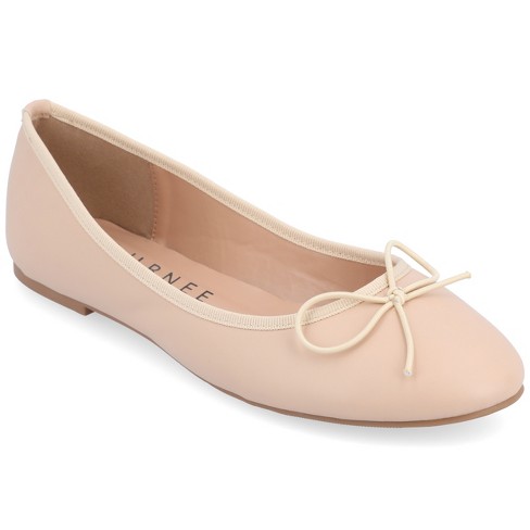 Journee Collection Womens Vika Slip On Round Toe Ballet Flats Blush 11 ...