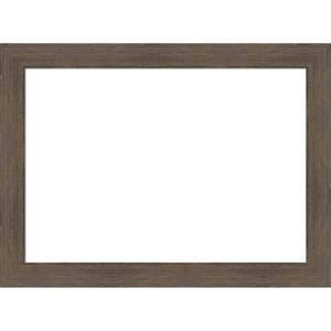 Amanti Art Hardwood Chocolate Narrow Framed Dry Erase Magnetic Board - 1 of 4
