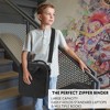 ZICOTO Beautiful 2-Inch 3-Ring Zipper Binder with Strap – Holds 500 Sheets, Laptop & Books – Premium Fabric, Extra Pockets, Great for School & Travel - 3 of 4