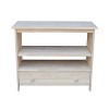 Concepts TV Stand for TVs up to 38" Light Brown - International Concepts - image 2 of 4