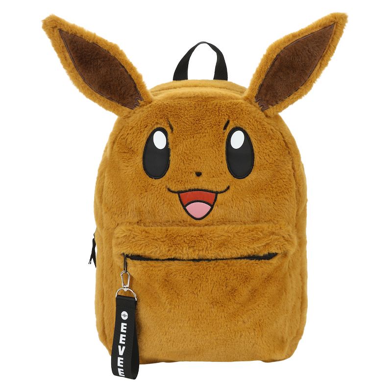 Pokemon Plush Eevee 16" Backpack with Chunk Webbing Puller, 1 of 7