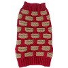Pet Life (R) Fashion Weaved Heavy Knit Designer Ribbed Turtle Neck Dog Sweater - 4 of 4
