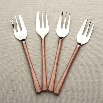 Inox Artisans Medicki Dessert/Pastry Fork 4 Pc. Set
