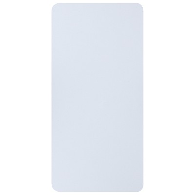 Adjustable Gray Metal Frame White Plastic Folding Table