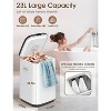SKONYON Countertop Towel Warmer Bucket with Aromatherapy Holder Auto Shut Off & Timer - 2 of 4