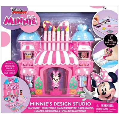 Disney Minnie Mouse Kids Take Along Sketch Create Dry Erase Set Stickers Crayons 