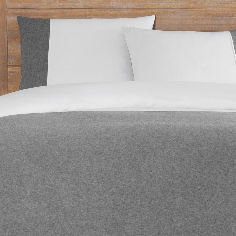 Vue Kinsley Chambray Colorblock Duvet Cover Set, 2 of 6