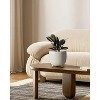 2-Pack Ceramic Plant Pots 5.1" & 6.4" - Succulent Plant Pots with Drainage Holes, Strainer, and Silicone Stopper - Indoor Planters - 3 of 4