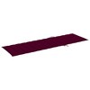 vidaXL Patio Sun Lounger with Cushion Solid Wood Acacia - 2 of 4