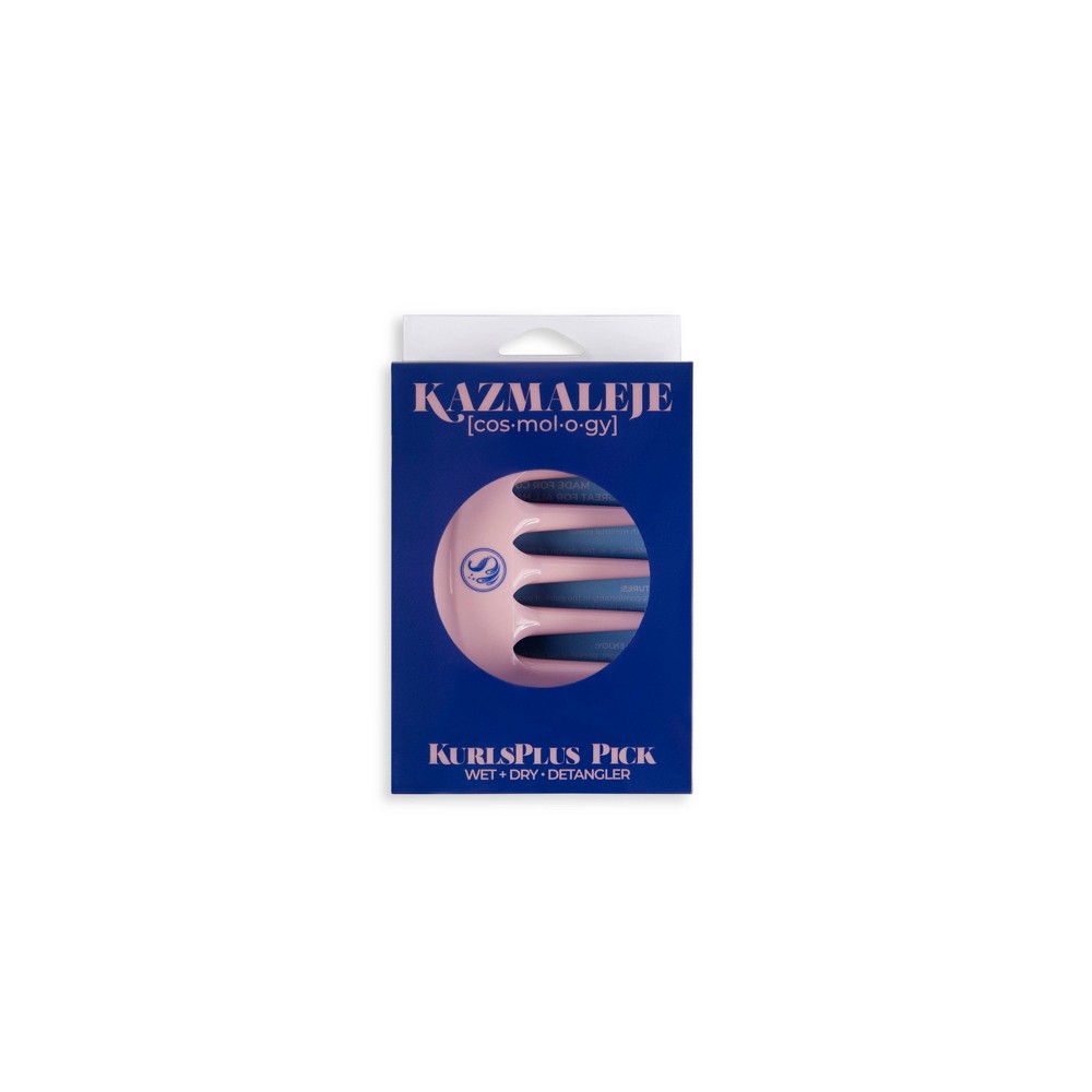 Photos - Hair Dryer KAZMALEJE KurlsPlus Pick Hair Comb - Rose