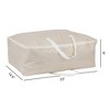 REGALWOVEN Foldable Clothes Storage Bags with Handles for Organizing Bedroom - 2 of 4