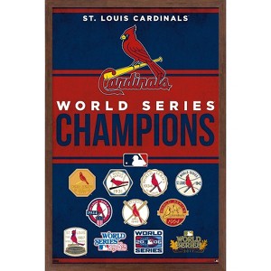 Trends International MLB St. Louis Cardinals - Champions 23 Framed Wall Poster Prints - 1 of 4