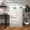 Dexmalle Metal Storage Vertical Filing Cabinet with Lock,4 Drawers and 1 door, - 4 of 4