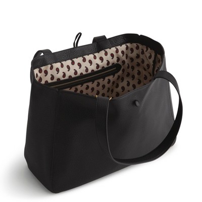 Vera Bradley Women's Leather Small Hathaway Tote Bag Moonless Night — фото 3