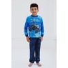Monster Jam Grave Digger El Toro Loco Megalodon Pullover Pajama Shirt and and Pajama Pants Sleep Set - 2 of 4
