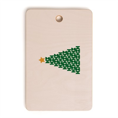 Daily Regina Designs Winter Market 05 Festive Christmas Cutting Board Rectangle -Deny Designs