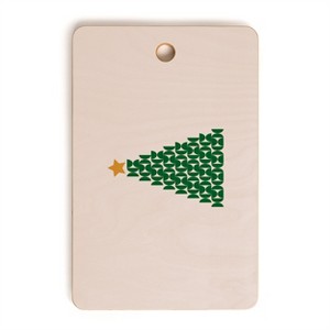 Daily Regina Designs Winter Market 05 Festive Christmas Cutting Board Rectangle -Deny Designs - 1 of 3