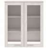 vidaXL Top for Highboard HAMAR White 33.5 in.x13.8 in.x39.4 in. Solid Wood Pine - 3 of 4