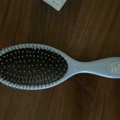 Wet Brush Mini Detangler Hair Brush For Less Pain, Effort and Breakage -  Solid Sky Blue