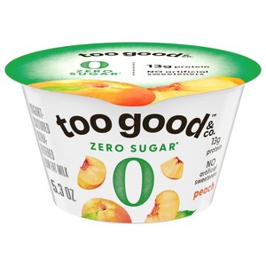Too Good & Co. Zero Sugar Peach Yogurt - 5.3oz - 1 of 4
