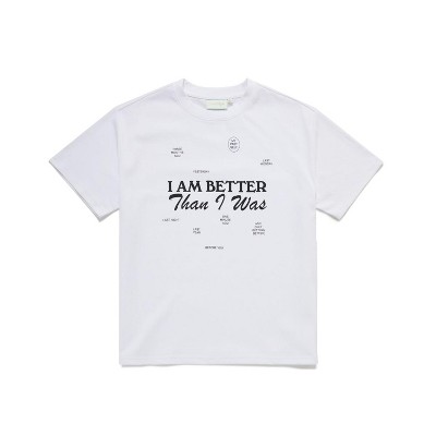 Samii Ryan | Better Today Oversized Tee , White , Small , 2