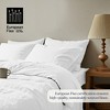 Delara 100% European Flax Linen Duvet Cover Set, Ultra Soft Smooth & Breathable with 8 Internal Ties - 3 of 4
