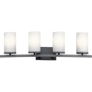 Kichler Lighting Crosby 4 - Light Vanity in  Black - 1 of 3