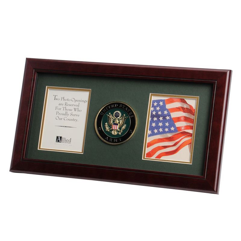 Allied Frame US Armed Forces Double Picture Frame, 1 of 5