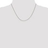 Black Bow Jewelry 0.7mm 14k Yellow Gold Solid Box Chain Lobster Clasp Necklace - 2 of 4