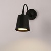 DORESshop 5 in. 2 Pack Black Wall Sconces, Dimmable Wall Light with Remote Control for Bedroom and\ Living Room Decor - 3 of 4
