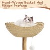 Modern Wood Cat Tree Tower for Large Cats, Luxury Pear Wood Condo, Platforms, Scratching Posts, All-Season Mats, 43" Cat Furniture - 4 of 4