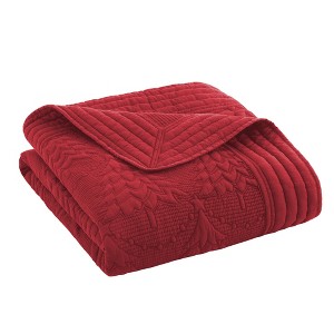 O Christmas Tree Quilted Throw - Levtex Home - 1 of 4