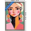 Trends International Reinders: Portraits - Vibrant Woman II Framed Wall Poster Prints - 3 of 4