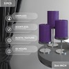 3x4 inch Pillar Candles Set of 3 ¨C Unscented Dripless Rustic Candles for Decor, Centerpieces, Weddings - 3 of 4