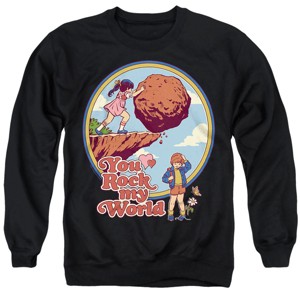 Men's Steven Rhodes You Rock My World Crewneck Sweatshirt - 1 of 4