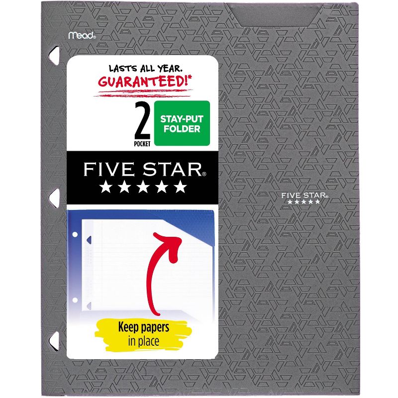 Five Star 2 Pocket Plastic Folder, 1 of 9