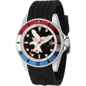 Invicta 45872 Men's Pro Diver Silver Tone and Black Dial Watch - 1 of 2