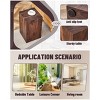 19'' H Modern MDF Wood Coffee Table,Compact Wood Cube Coffee Table,Small Wood Accent End Side Tables for Bedroom Living Room-Coolbibila - 3 of 4