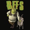 Men's Shrek Donkey and Shrek Best Friends Long Sleeve Shirt - 2 of 4