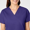 Wink WonderWORK Women's Mock Wrap Scrub Top - 4 of 4