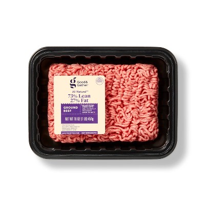 73/27 Ground Beef - 1lb - Good & Gather™ : Target