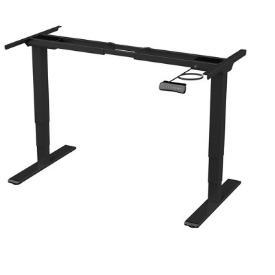 Monoprice Dual Motor 3-stage Sit-stand Desk, V2, Black | Height ...