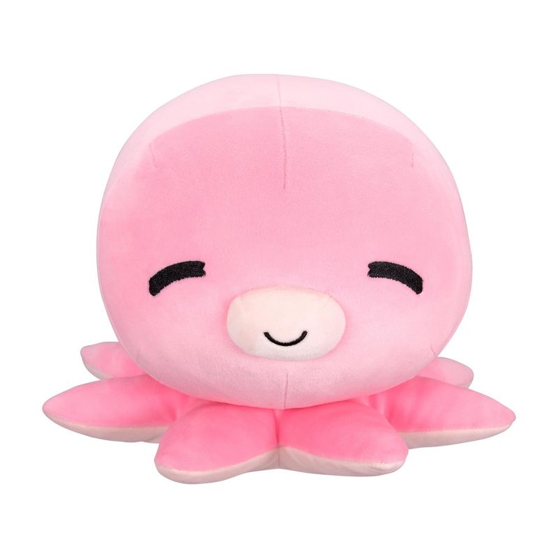 Toynk MochiOshis 12-Inch Character Plush Toy Animal Pink Octopus | Izumi Inkyoshi, 1 of 8