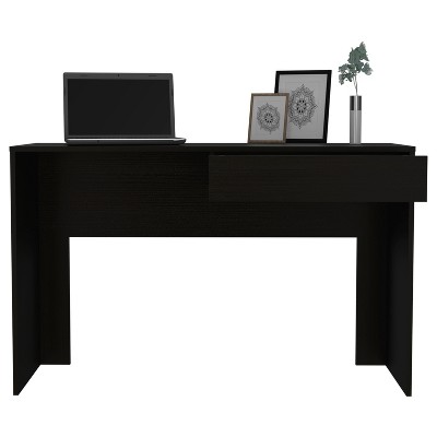 NicBex 43.3 Inch Computer Home Office Desk with 1 Drawer for Bedroom,Study Room,Office,Black