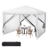 Pop Up Canopy Tent 10 ft. x 10 ft. Mosquito Netting & Wheeled Bag, One Push Setup, 3 Height Sun Shelter - 2 of 4