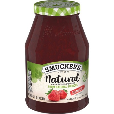 Smucker's Natural Strawberry Fruit Spreads - 25oz