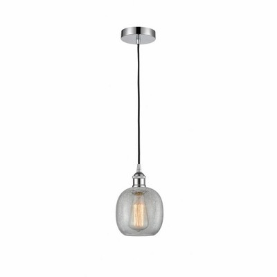 Belfast - 1 Light Cord Hung Mini Pendant In Industrial Style-9.75 Inches Tall and 6 Inches Wide