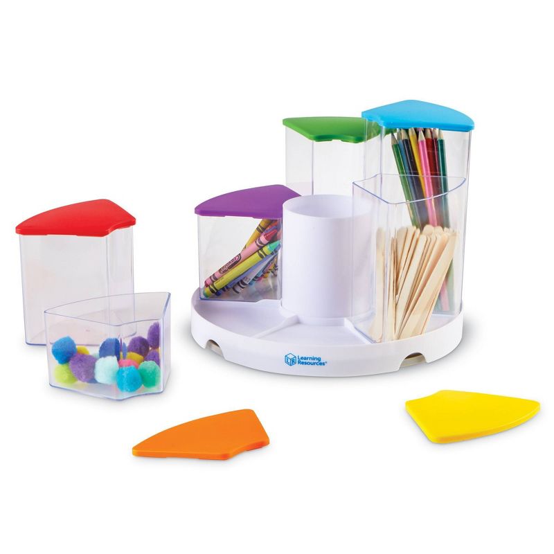 Learning Resources Create-a-Space See-Thru Spinning Bins, 3 of 5