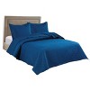 Legacy Decor 3 PCS Pinsonic Reversible All Season Bedspread Quilt Coverlet Oversized - 2 of 4